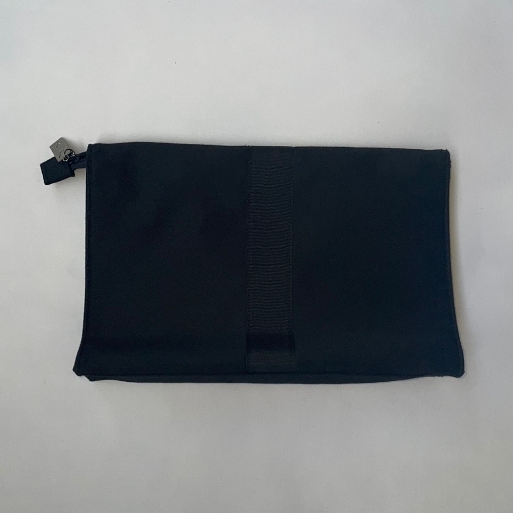 Saint Laurent Black Envelope Toiletry Pouch with Buckle Detail - Picture 4 of 6